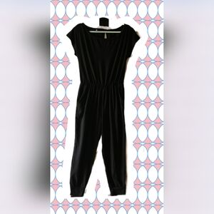 Petite Black Jumpsuit with Pockets